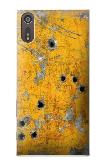 S3528 Bullet Rusting Yellow Metal Case For Sony Xperia XZ