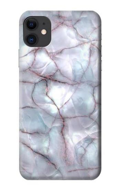 S2316 Dark Blue Marble Texture Graphic Print Case For iPhone 11