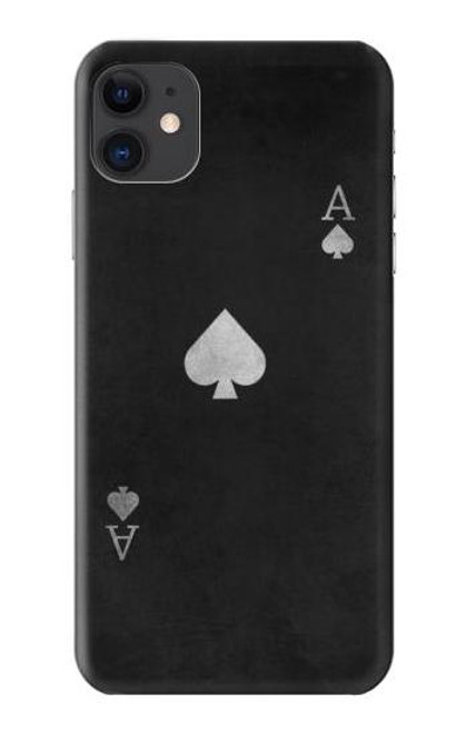 S3152 Black Ace of Spade Case For iPhone 11