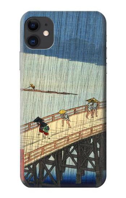 S3347 Utagawa Hiroshige Sudden shower Case For iPhone 11