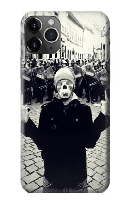 S1108 Skull Man Protester Case For iPhone 11 Pro