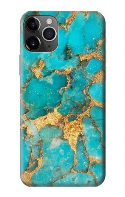 S2906 Aqua Turquoise Stone Case For iPhone 11 Pro