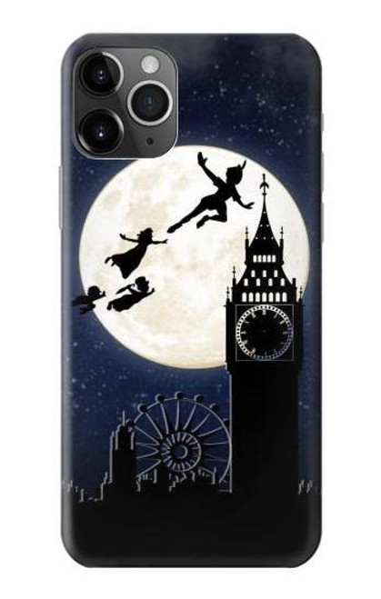 S3249 Peter Pan Fly Full Moon Night Case For iPhone 11 Pro