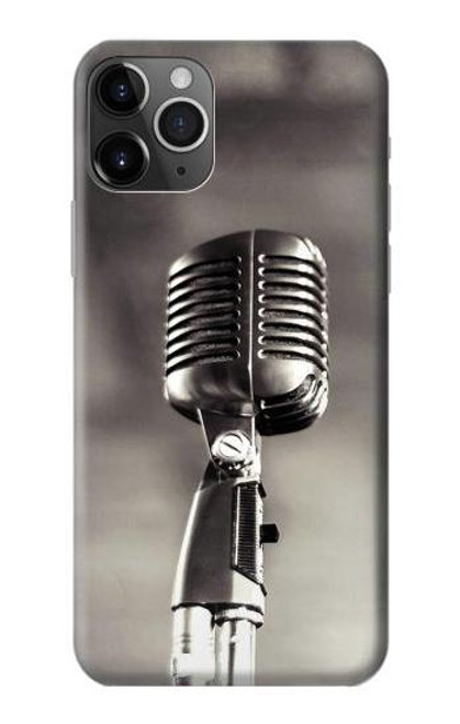 S3495 Vintage Microphone Case For iPhone 11 Pro