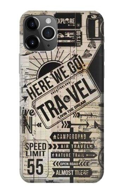 S3441 Vintage Travel Case For iPhone 11 Pro Max