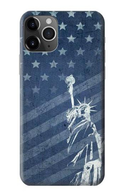 S3450 US Flag Liberty Statue Case For iPhone 11 Pro Max