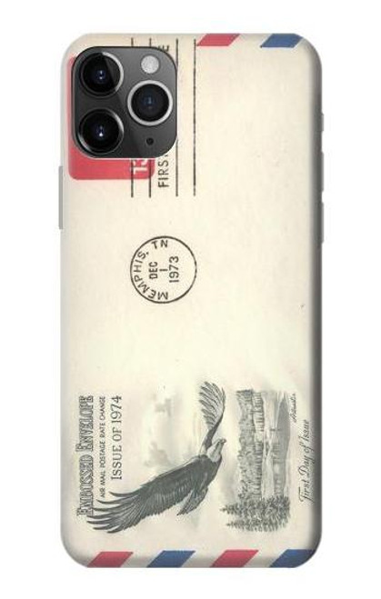 S3551 Vintage Airmail Envelope Art Case For iPhone 11 Pro Max