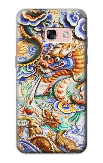 S2584 Traditional Chinese Dragon Art Case For Samsung Galaxy A3 (2017)