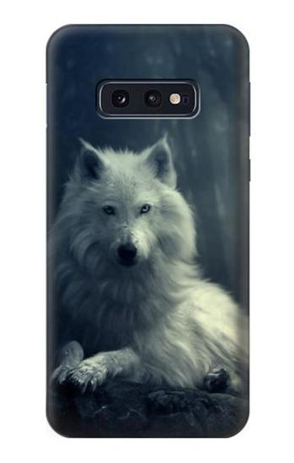 S1516 White Wolf Case For Samsung Galaxy S10e