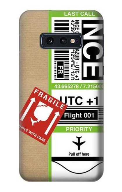 S3543 Luggage Tag Art Case For Samsung Galaxy S10e