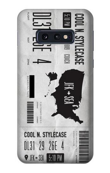 S3615 Airline Boarding Pass Art Case For Samsung Galaxy S10e