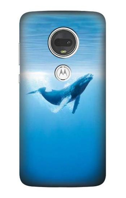 S0843 Blue Whale Case For Motorola Moto G7, Moto G7 Plus