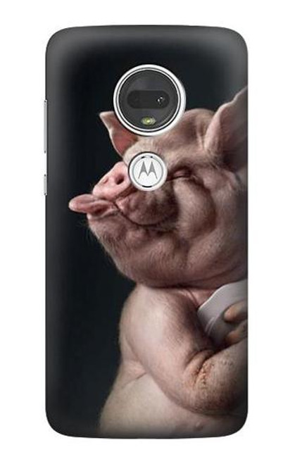 S1273 Crazy Pig Case For Motorola Moto G7, Moto G7 Plus