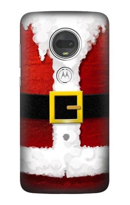 S2846 Christmas Santa Red Suit Case For Motorola Moto G7, Moto G7 Plus