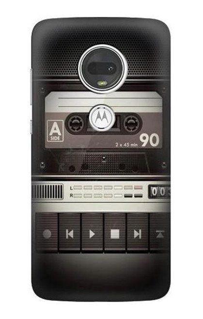 S3501 Vintage Cassette Player Case For Motorola Moto G7, Moto G7 Plus