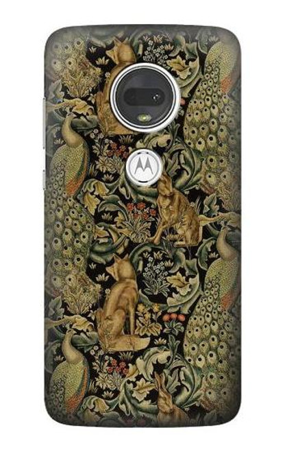S3661 William Morris Forest Velvet Case For Motorola Moto G7, Moto G7 Plus