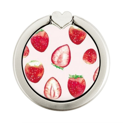 S3481 Strawberry Graphic Ring Holder and Pop Up Grip