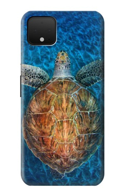 S1249 Blue Sea Turtle Case For Google Pixel 4