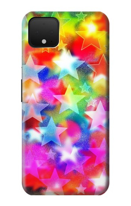 S3292 Colourful Disco Star Case For Google Pixel 4