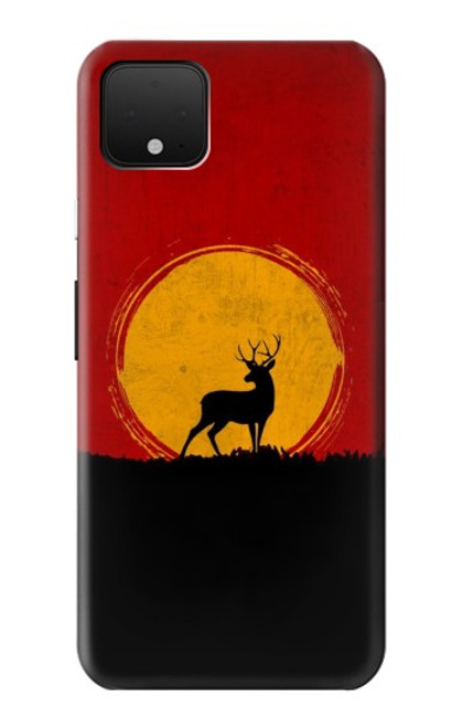 S3513 Deer Sunset Case For Google Pixel 4