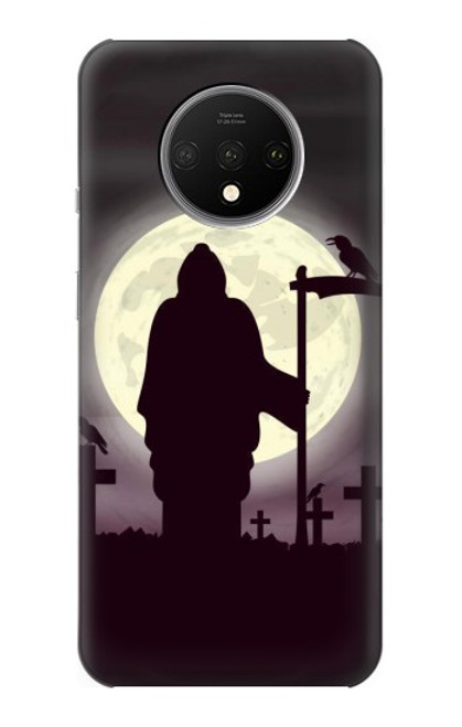 S3262 Grim Reaper Night Moon Cemetery Case For OnePlus 7T