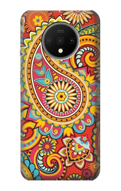 S3402 Floral Paisley Pattern Seamless Case For OnePlus 7T