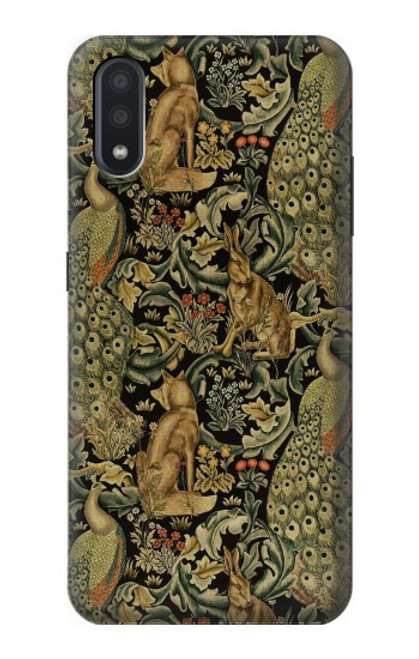 S3661 William Morris Forest Velvet Case For Samsung Galaxy A01