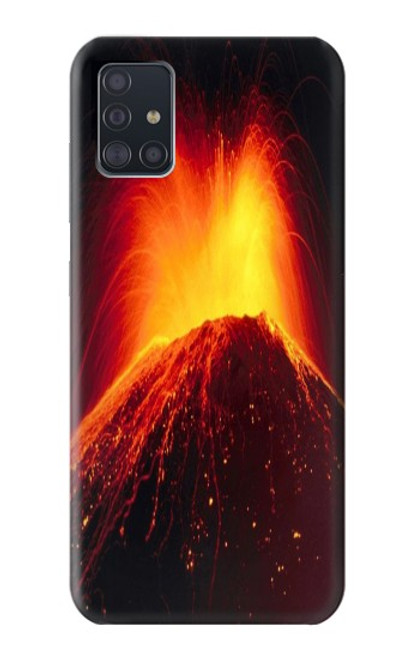 S0745 Volcano Lava Case For Samsung Galaxy A51