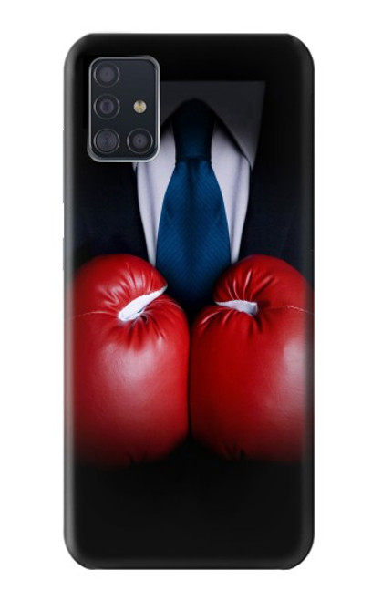 S2261 Businessman Black Suit With Boxing Gloves Case For Samsung Galaxy A51