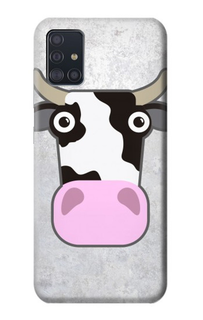 S3257 Cow Cartoon Case For Samsung Galaxy A51