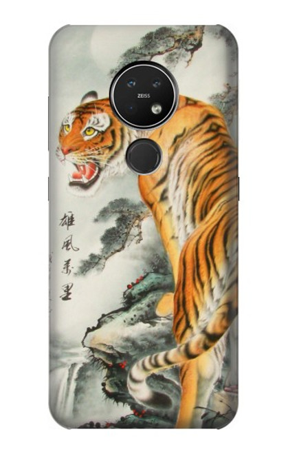 S1934 Chinese Tiger Painting Case For Nokia 7.2