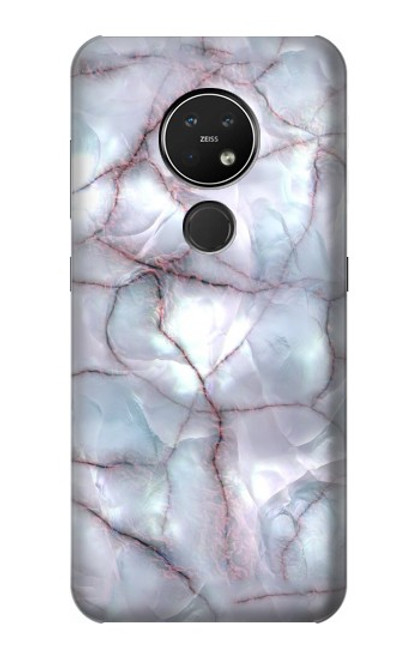 S2316 Dark Blue Marble Texture Graphic Print Case For Nokia 7.2