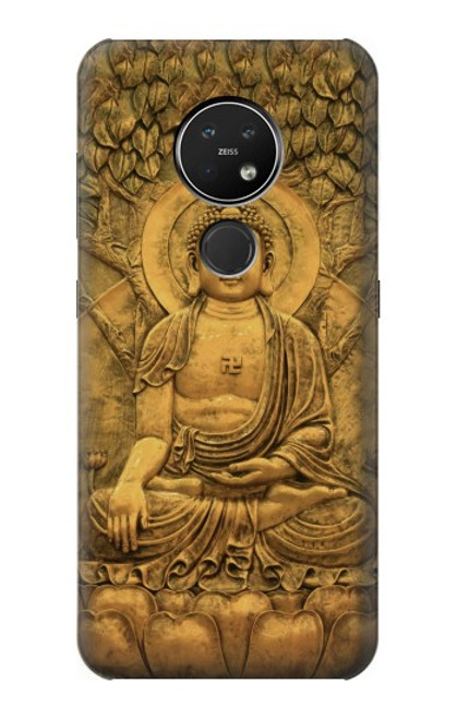 S2452 Buddha Bas Relief Art Graphic Printed Case For Nokia 7.2