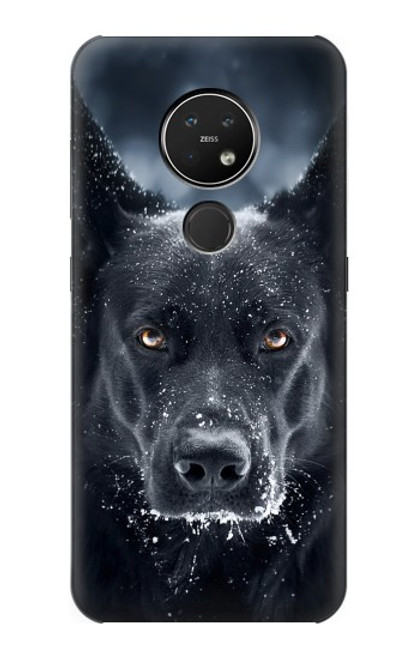 S3168 German Shepherd Black Dog Case For Nokia 7.2