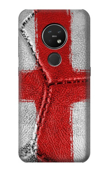 S3316 England Flag Vintage Football Graphic Case For Nokia 7.2