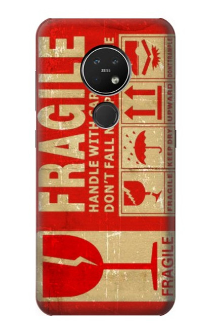 S3552 Vintage Fragile Label Art Case For Nokia 7.2