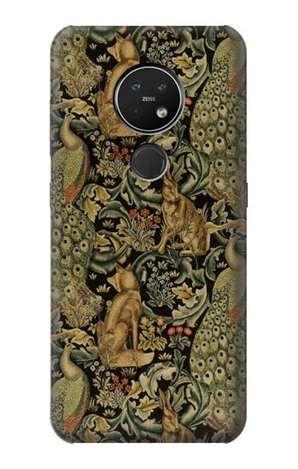 S3661 William Morris Forest Velvet Case For Nokia 7.2