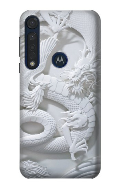 S0386 Dragon Carving Case For Motorola Moto G8 Plus