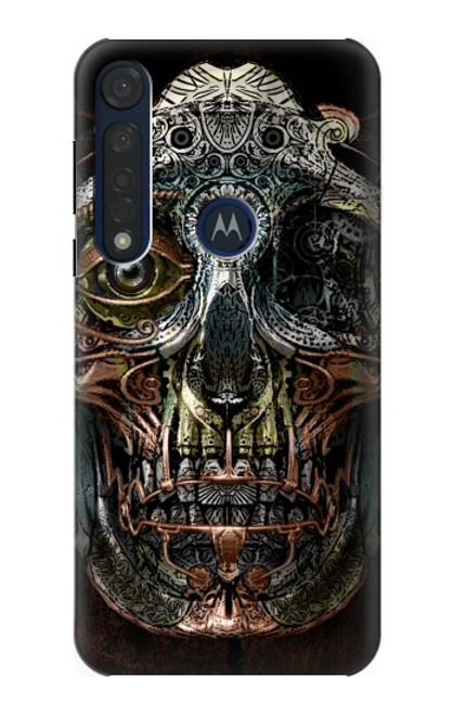 S1685 Steampunk Skull Head Case For Motorola Moto G8 Plus