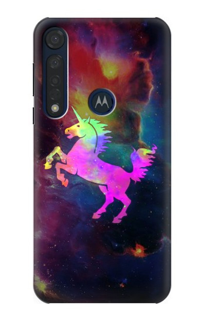 S2486 Rainbow Unicorn Nebula Space Case For Motorola Moto G8 Plus