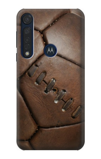 S2661 Leather Soccer Football Graphic Case For Motorola Moto G8 Plus