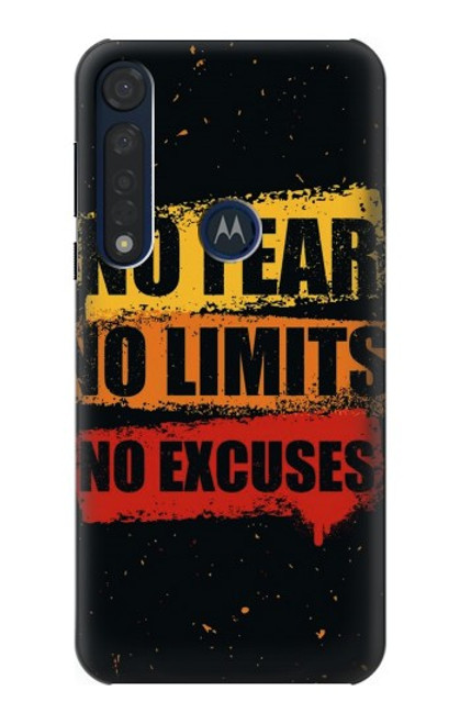 S3492 No Fear Limits Excuses Case For Motorola Moto G8 Plus