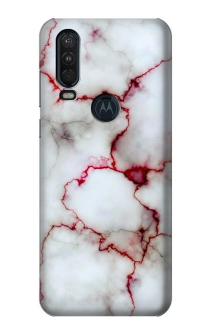 S2920 Bloody Marble Case For Motorola One Action (Moto P40 Power)