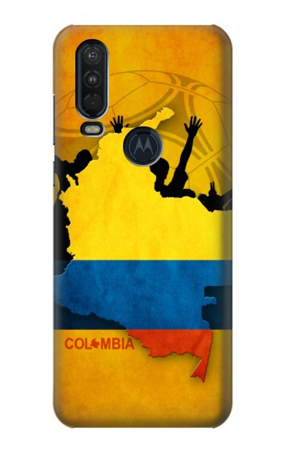 S2996 Colombia Football Soccer Case For Motorola One Action (Moto P40 Power)