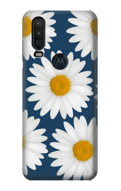 S3009 Daisy Blue Case For Motorola One Action (Moto P40 Power)