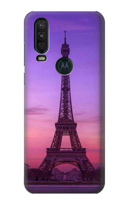 S3447 Eiffel Paris Sunset Case For Motorola One Action (Moto P40 Power)