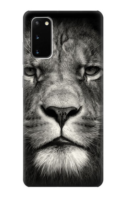 S1352 Lion Face Case For Samsung Galaxy S20
