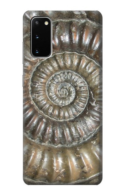 S1788 Ammonite Fossil Case For Samsung Galaxy S20