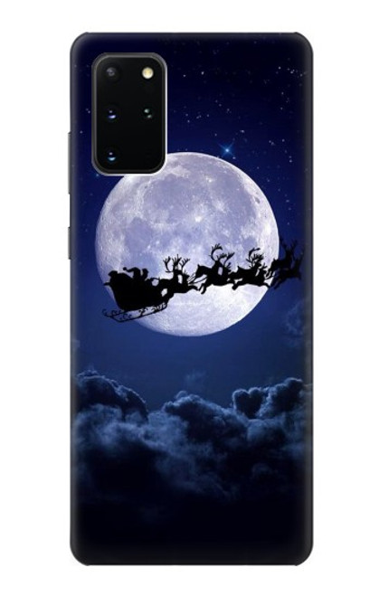 S3508 Xmas Santa Moon Case For Samsung Galaxy S20 Plus, Galaxy S20+