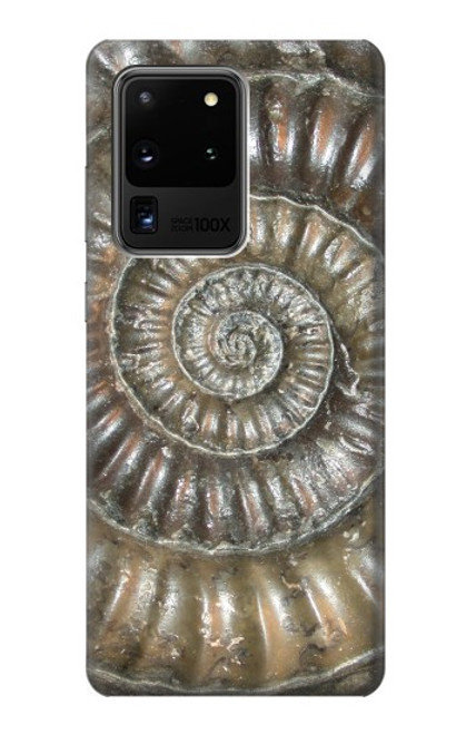 S1788 Ammonite Fossil Case For Samsung Galaxy S20 Ultra